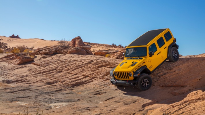 Jeep Wrangler Rubicon EcoDiesel 2020. Desktop wallpaper