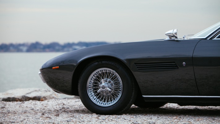 Maserati Ghibli Spider USA Version 1969. Desktop wallpaper