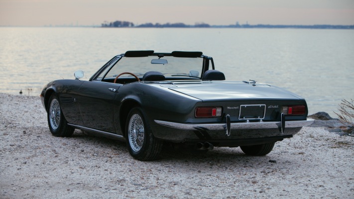 Maserati Ghibli Spider USA Version 1969. Desktop wallpaper