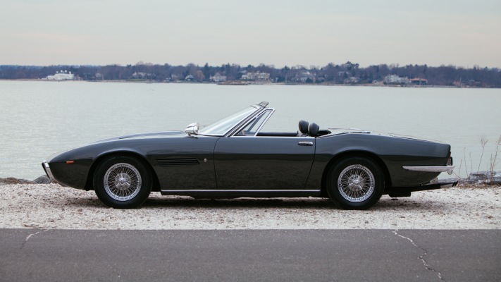 Maserati Ghibli Spider USA Version 1969. Desktop wallpaper