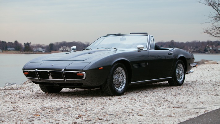 Maserati Ghibli Spider USA Version 1969. Desktop wallpaper