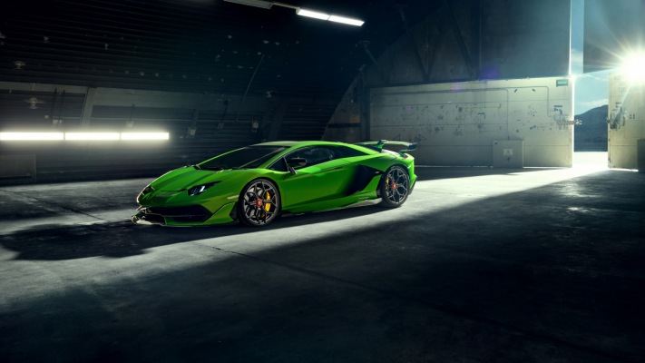 Lamborghini Aventador SVJ Novitec 2019. Desktop wallpaper