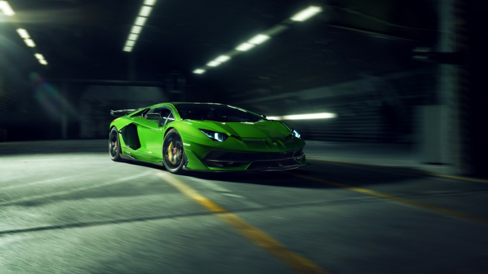 Lamborghini Aventador SVJ Novitec 2019. Desktop wallpaper