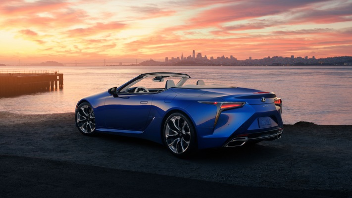 Lexus LC 500 Convertible 2021. Desktop wallpaper