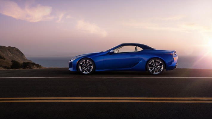 Lexus LC 500 Convertible 2021. Desktop wallpaper