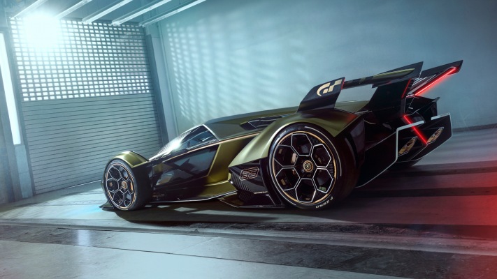 Lamborghini Lambo V12 Vision Gran Turismo 2019. Desktop wallpaper