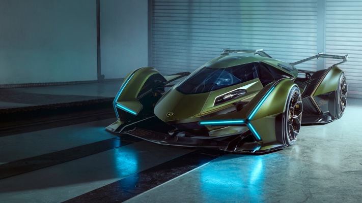 Lamborghini Lambo V12 Vision Gran Turismo 2019. Desktop wallpaper