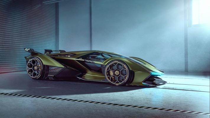 Lamborghini Lambo V12 Vision Gran Turismo 2019. Desktop wallpaper