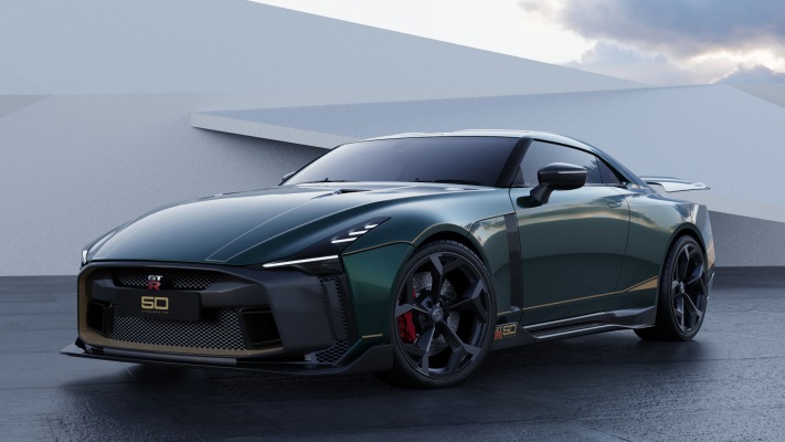 Nissan GT-R50 Italdesign 2020. Desktop wallpaper