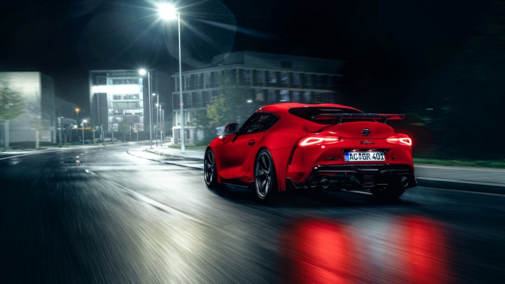 Toyota GR Supra AC Schnitzer 2019. Desktop wallpaper