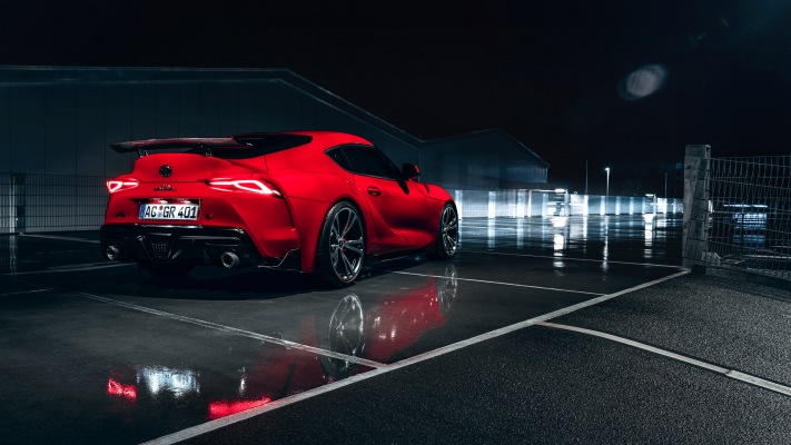 Toyota GR Supra AC Schnitzer 2019. Desktop wallpaper