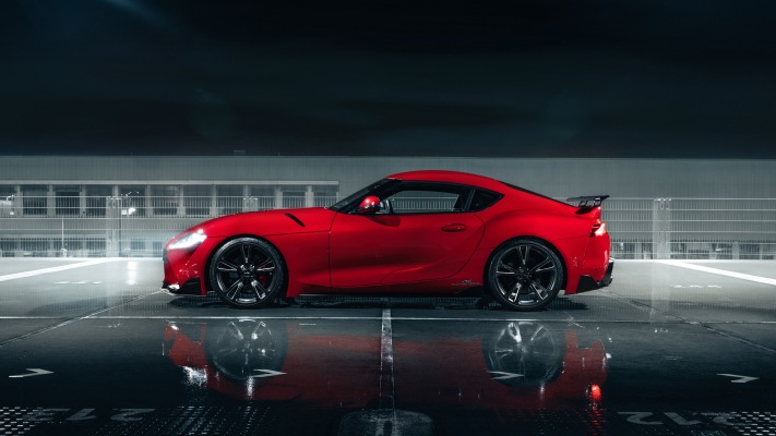 Toyota GR Supra AC Schnitzer 2019. Desktop wallpaper