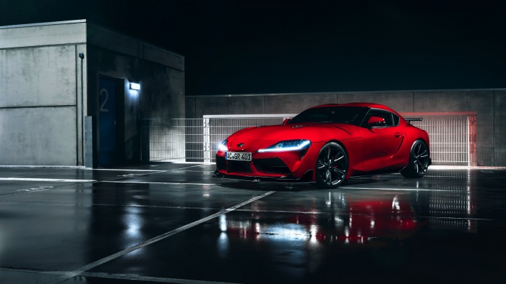 Toyota GR Supra AC Schnitzer 2019. Desktop wallpaper