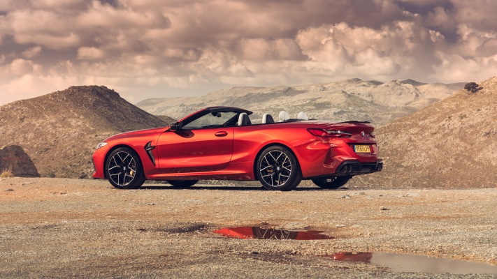 BMW M8 Competition Convertible UK Version 2020. Desktop wallpaper