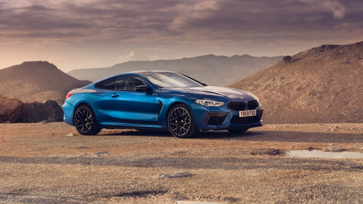 BMW M8 Competition Coupe UK Version 2020. Desktop wallpaper