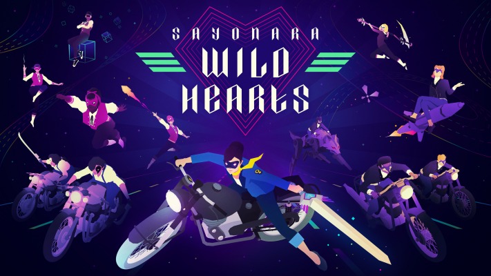 Sayonara Wild Hearts. Desktop wallpaper