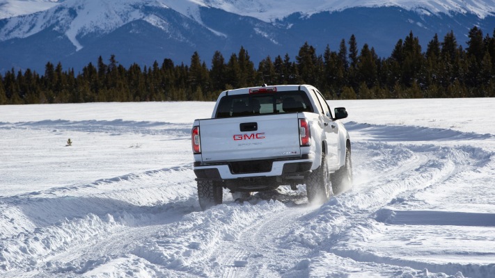 GMC Canyon AT4 2021. Desktop wallpaper