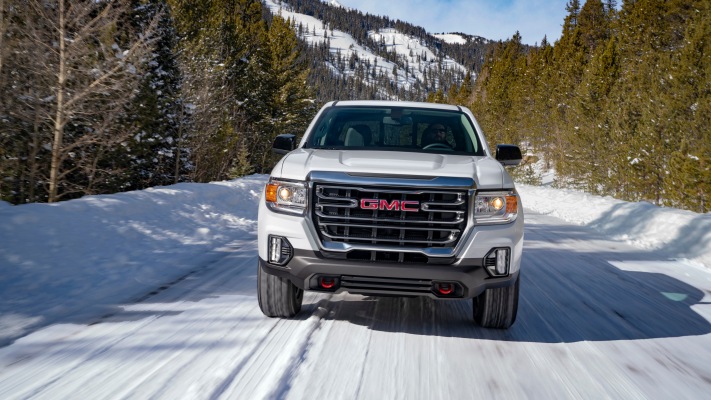 GMC Canyon AT4 2021. Desktop wallpaper