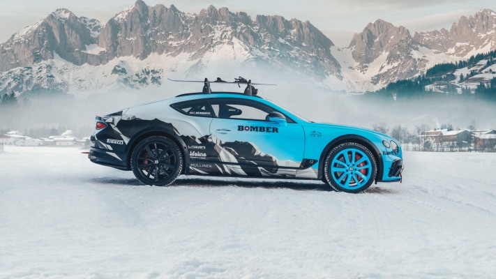 Bentley Continental GT 2020 GP Ice Race 2020. Desktop wallpaper