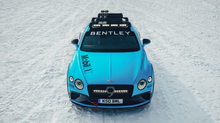 Bentley Continental GT 2020 GP Ice Race 2020. Desktop wallpaper