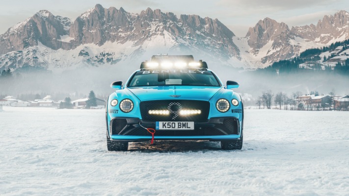 Bentley Continental GT 2020 GP Ice Race 2020. Desktop wallpaper