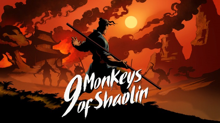 9 Monkeys of Shaolin. Desktop wallpaper