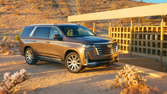 Cadillac Escalade 2021. Desktop wallpaper