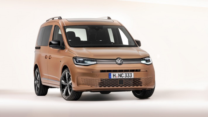 Volkswagen Caddy 2021. Desktop wallpaper