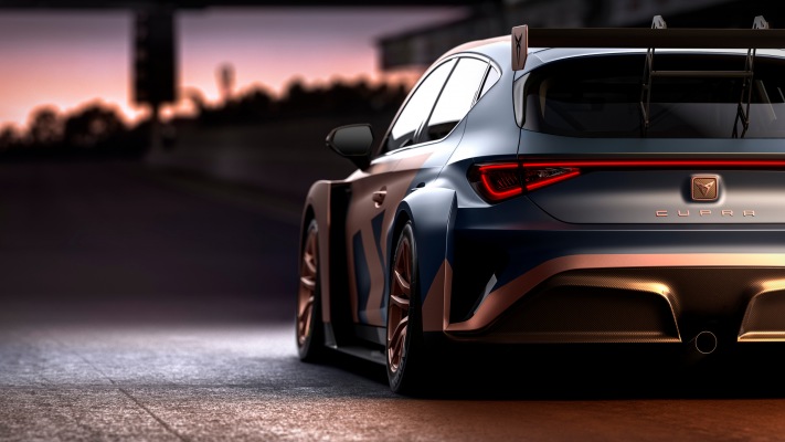 Cupra Leon Competicion 2020. Desktop wallpaper