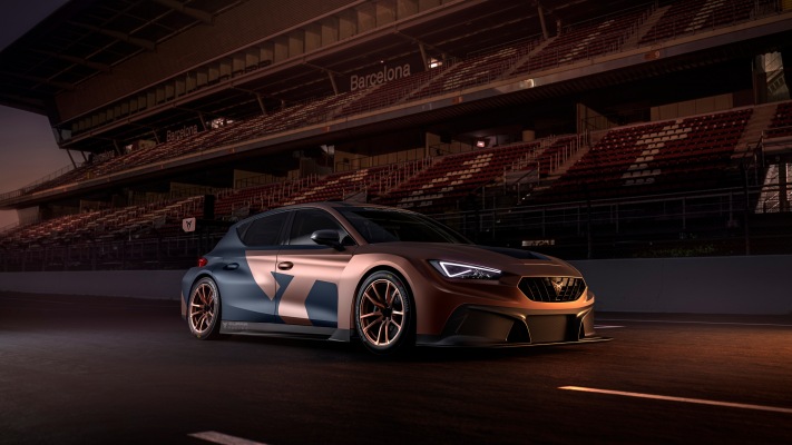 Cupra Leon Competicion 2020. Desktop wallpaper