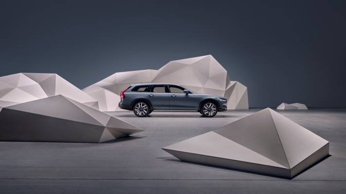 Volvo V90 AWD Cross Country 2020. Desktop wallpaper