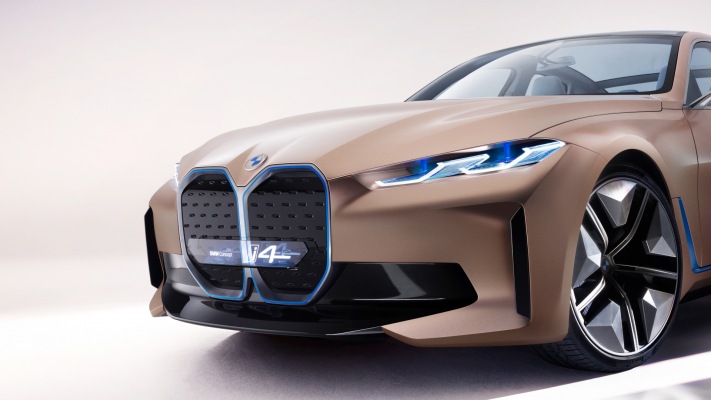 BMW Concept i4 2021. Desktop wallpaper