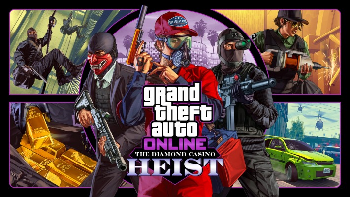 Grand Theft Auto Online: The Diamond Casino Heist. Desktop wallpaper
