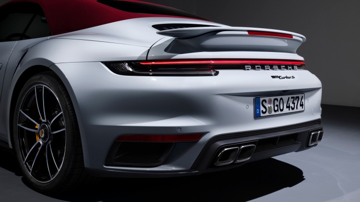 Porsche 911 Turbo S Cabriolet 2020. Desktop wallpaper