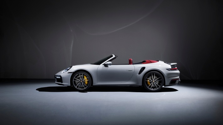 Porsche 911 Turbo S Cabriolet 2020. Desktop wallpaper