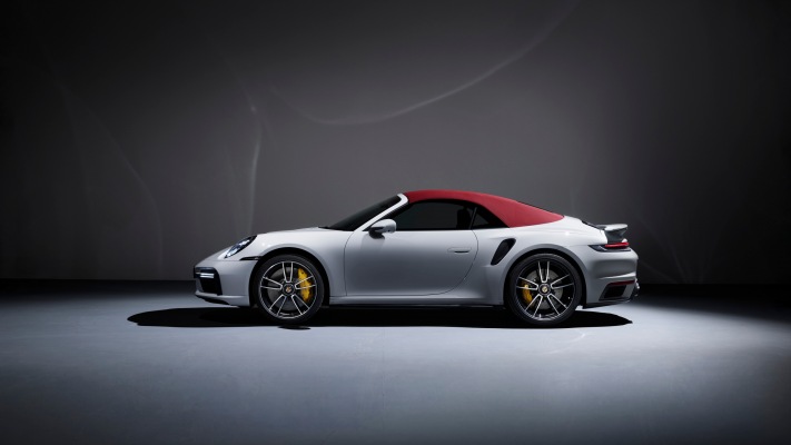 Porsche 911 Turbo S Cabriolet 2020. Desktop wallpaper