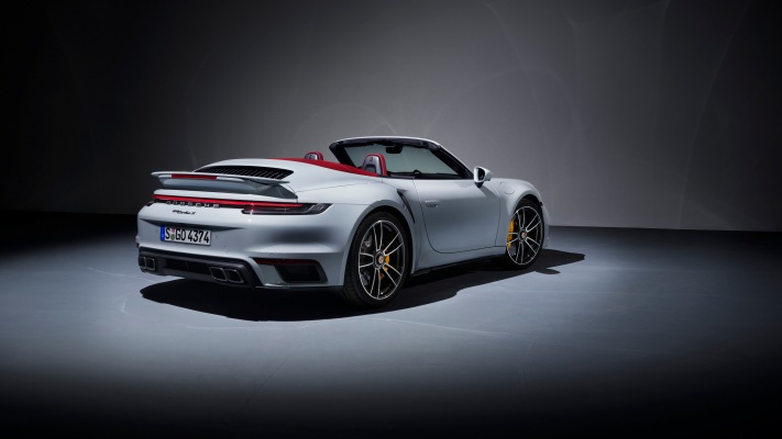 Porsche 911 Turbo S Cabriolet 2020. Desktop wallpaper