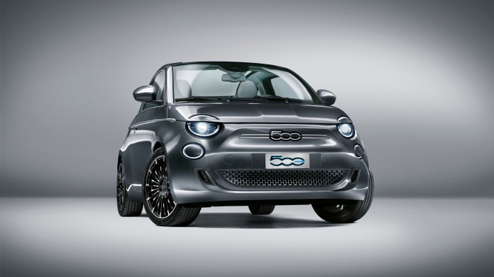 Fiat 500e 2020. Desktop wallpaper