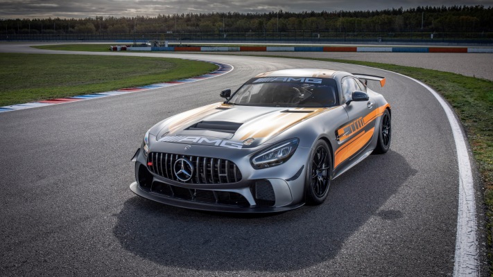 Mercedes-AMG GT4 2020. Desktop wallpaper