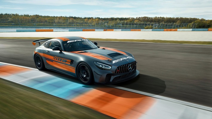 Mercedes-AMG GT4 2020. Desktop wallpaper