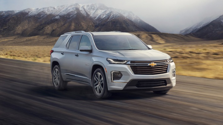 Chevrolet Traverse High Country 2021. Desktop wallpaper