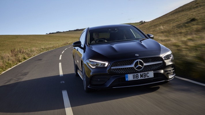 Mercedes-Benz CLA 220 Shooting Brake UK Version 2020. Desktop wallpaper