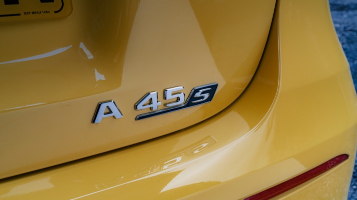 Mercedes-AMG A 45 S 4MATIC+ UK Version 2020. Desktop wallpaper