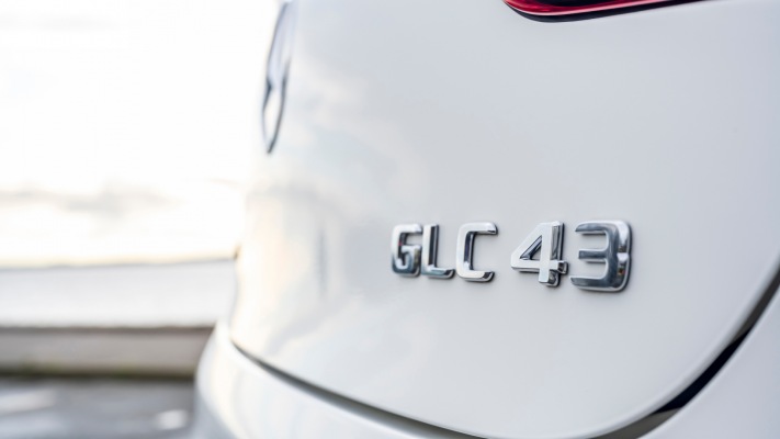 Mercedes-AMG GLC 43 4MATIC Coupe UK Version 2020. Desktop wallpaper