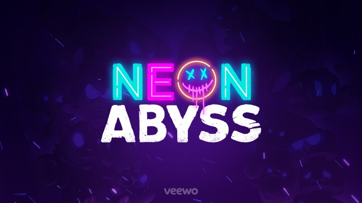 Neon Abyss. Desktop wallpaper