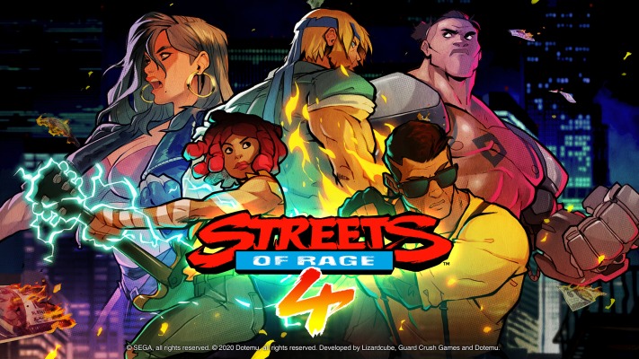 Streets of Rage 4. Desktop wallpaper