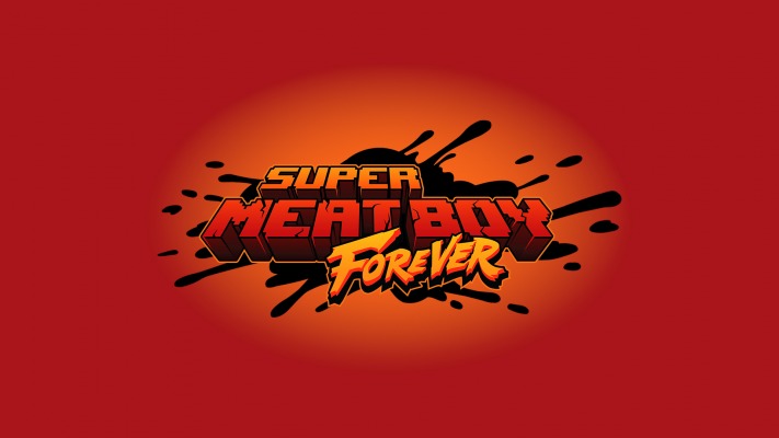 Super Meat Boy Forever. Desktop wallpaper