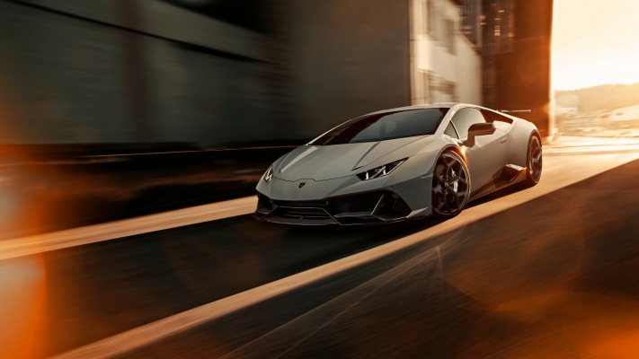 Lamborghini Huracán EVO Novitec 2020. Desktop wallpaper