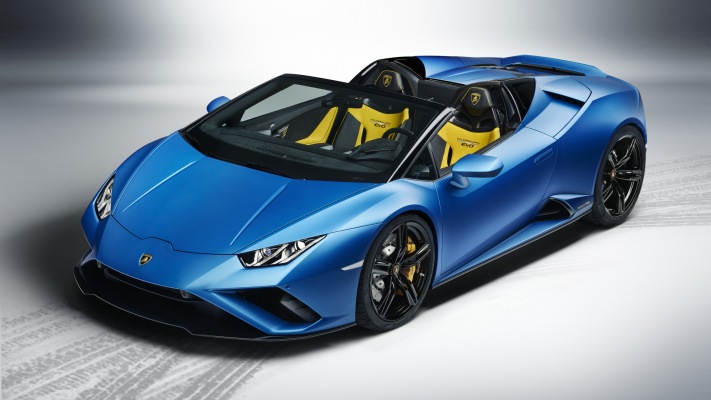 Lamborghini Huracán EVO RWD Spyder 2021. Desktop wallpaper