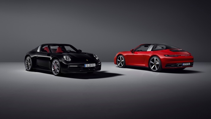 Porsche 911 Targa 4S 2020. Desktop wallpaper